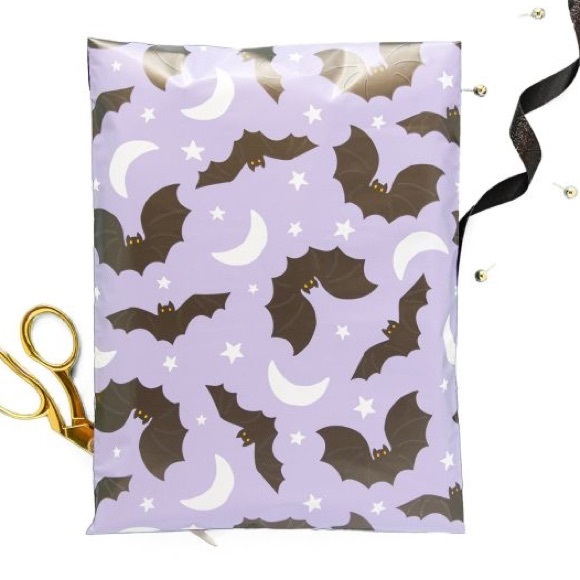 Bats 🦇 Poly Mailers 14.5x19 Pack of 10 - Picture 2 of 4